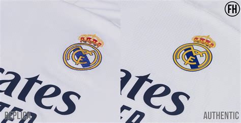 real madrid genuine vs replica